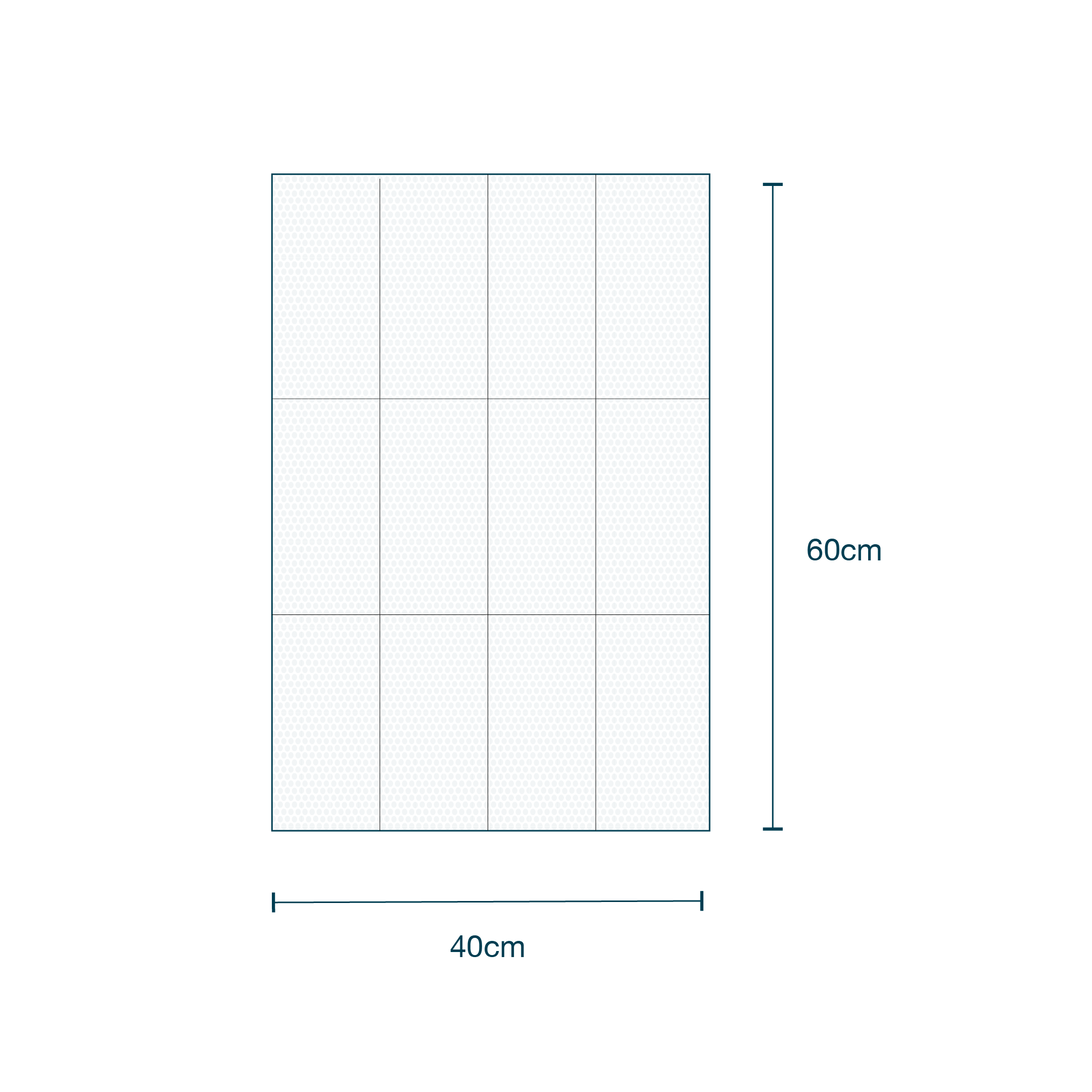 Extra Absorbent Hand Towel (40 x 60cm) diagram