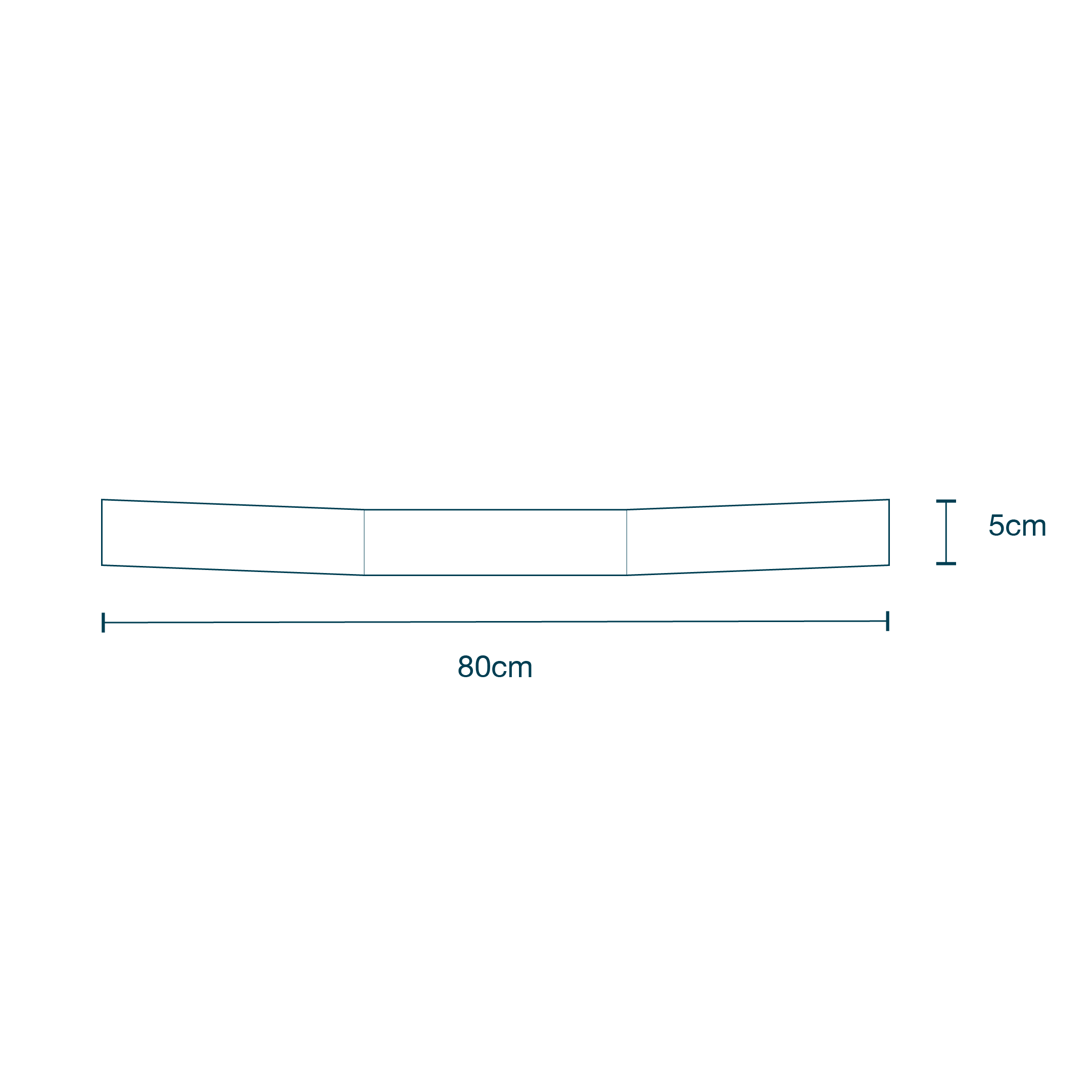 Adhesive Film White (5 x 80cm) diagram