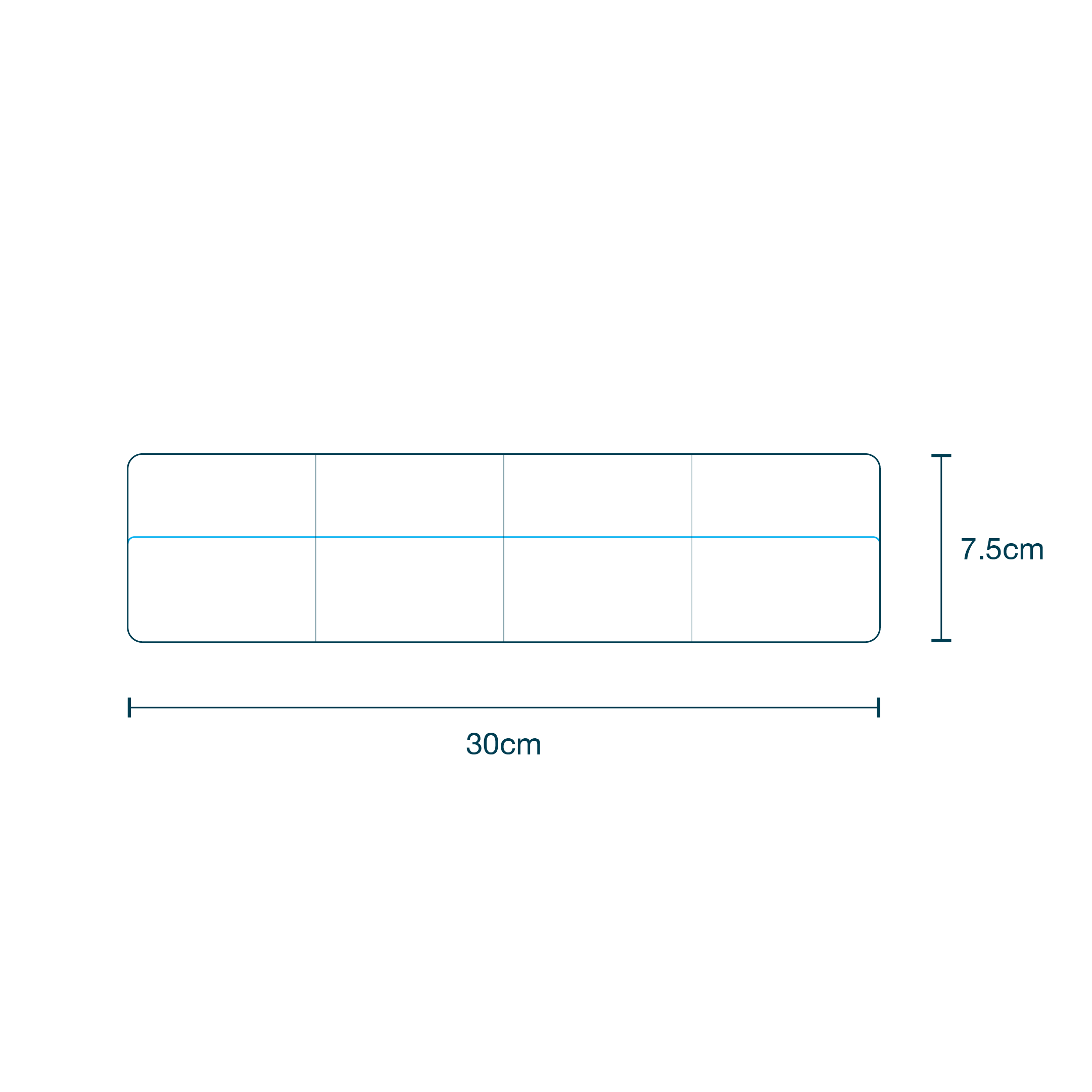 Gauze X-Ray Detectable 8ply (7.5 x 7.5cm) diagram