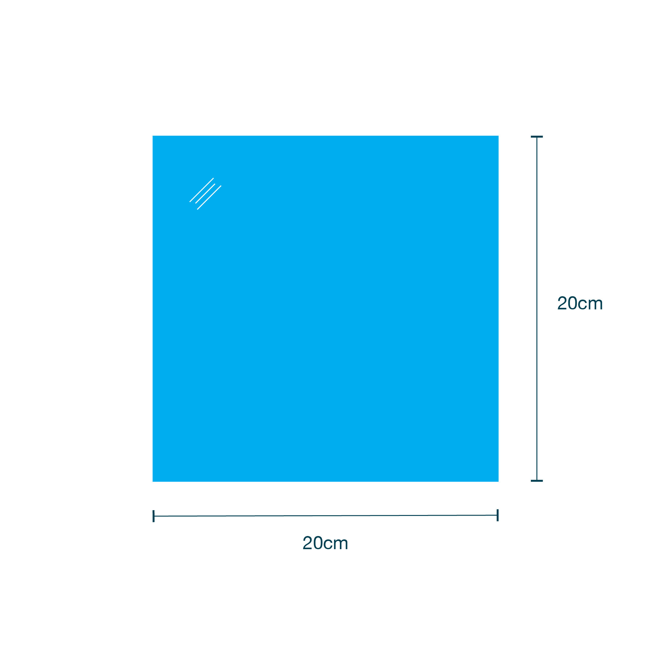Adhesive Film Blue (20 x 20cm) diagram
