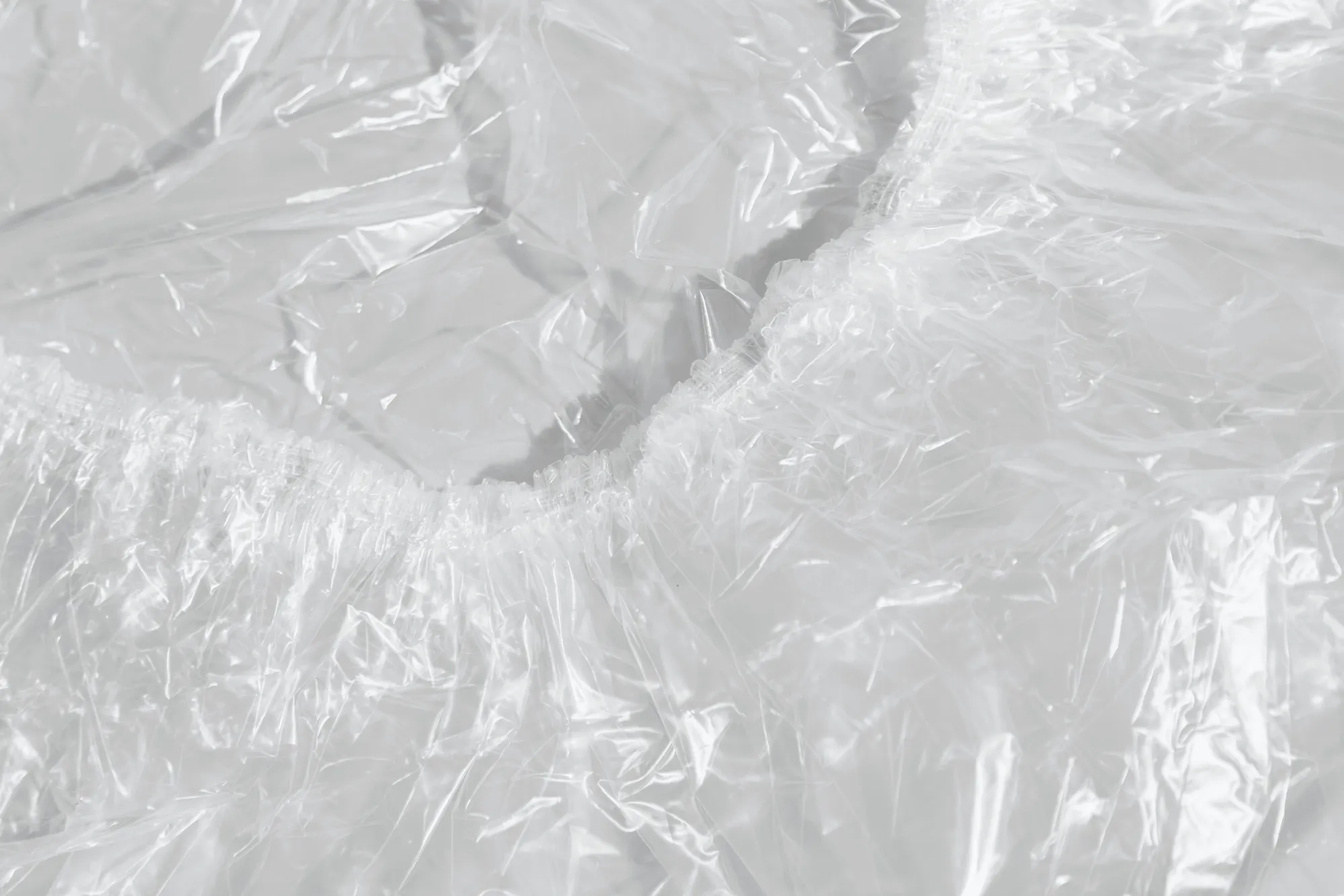 Bouffant Style Equipment Cover Clear (45cm)