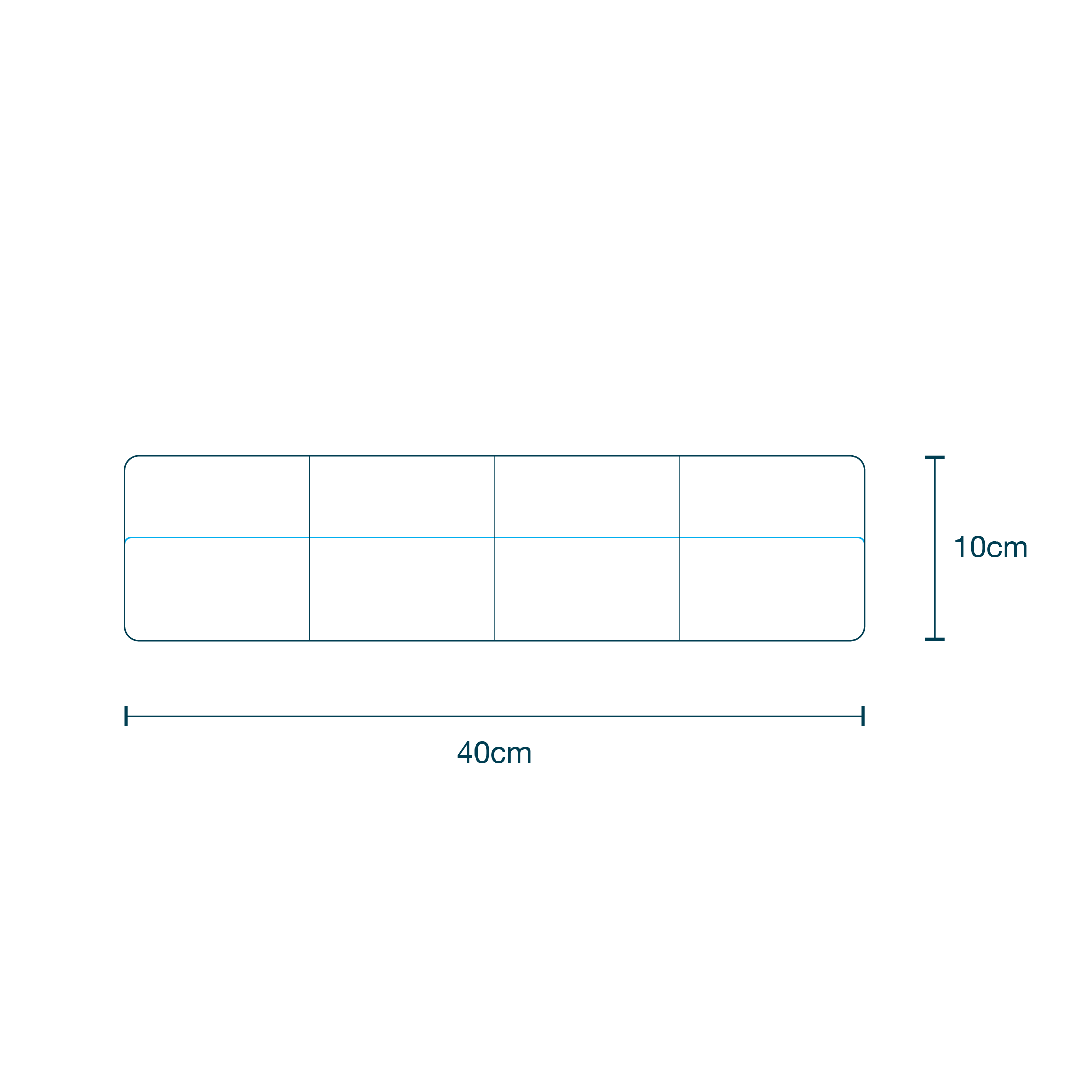 Gauze X-Ray Detectable 8ply (10 x 10cm) diagram