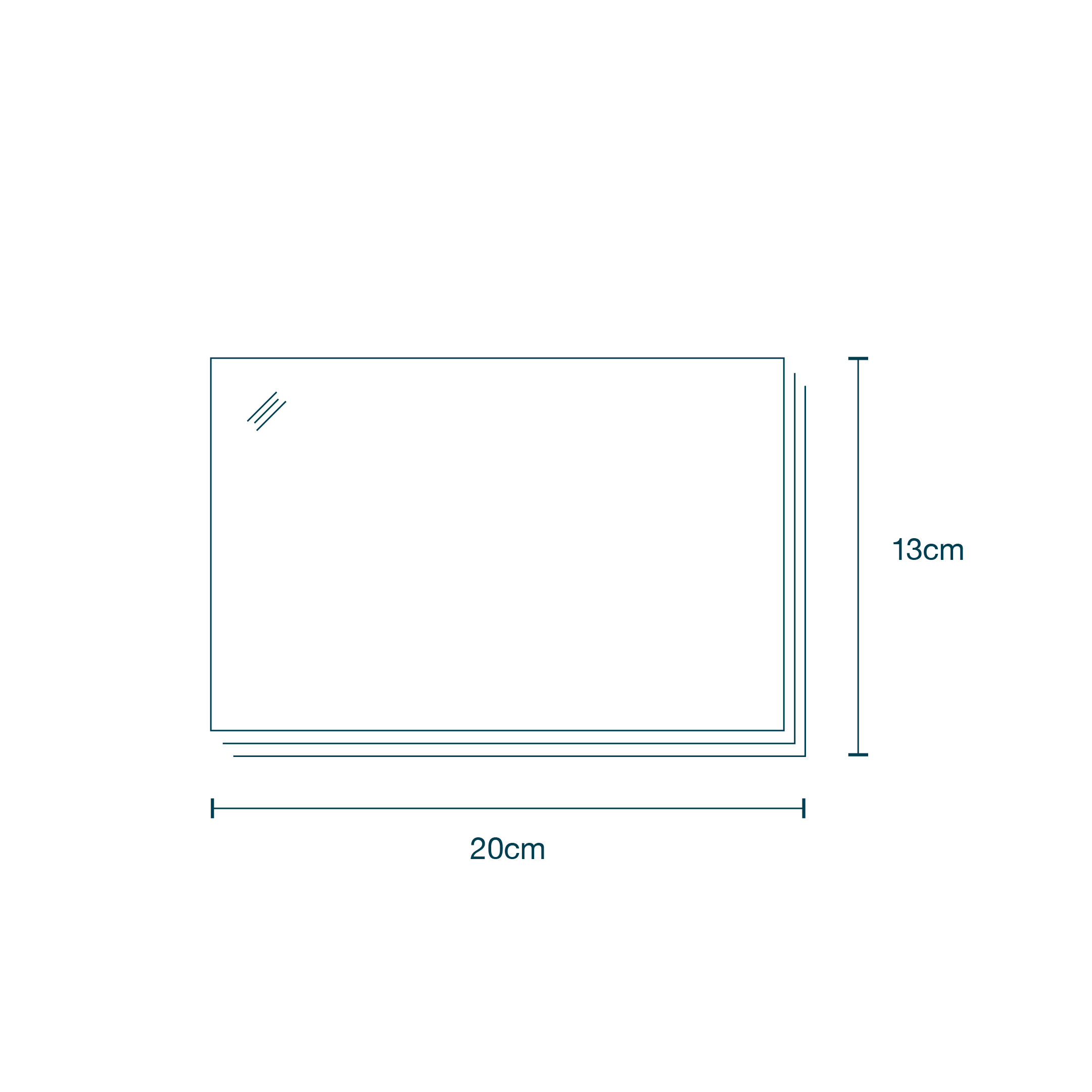 Plastic Bag Clear (50 x 80cm) diagram