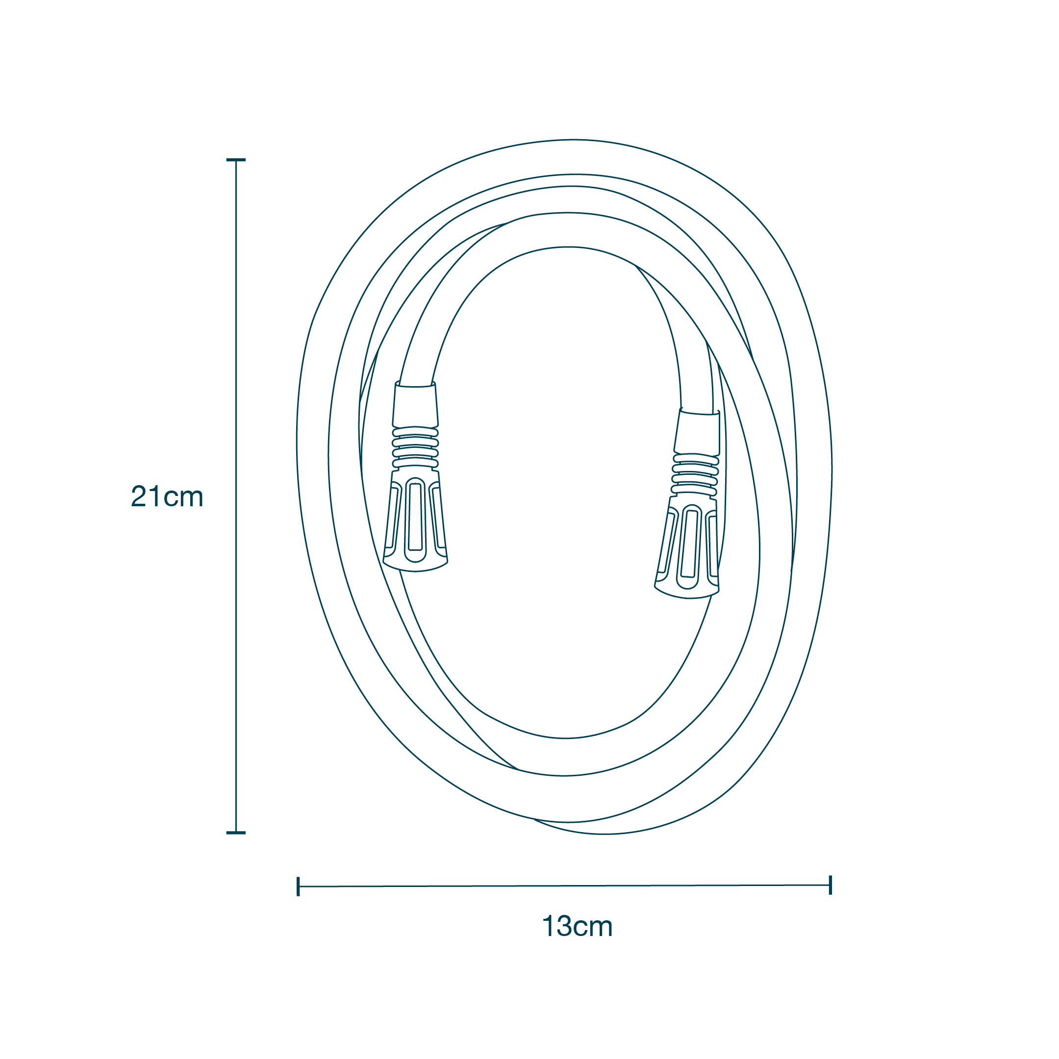 Suction Tube with Connectors (3m) diagram