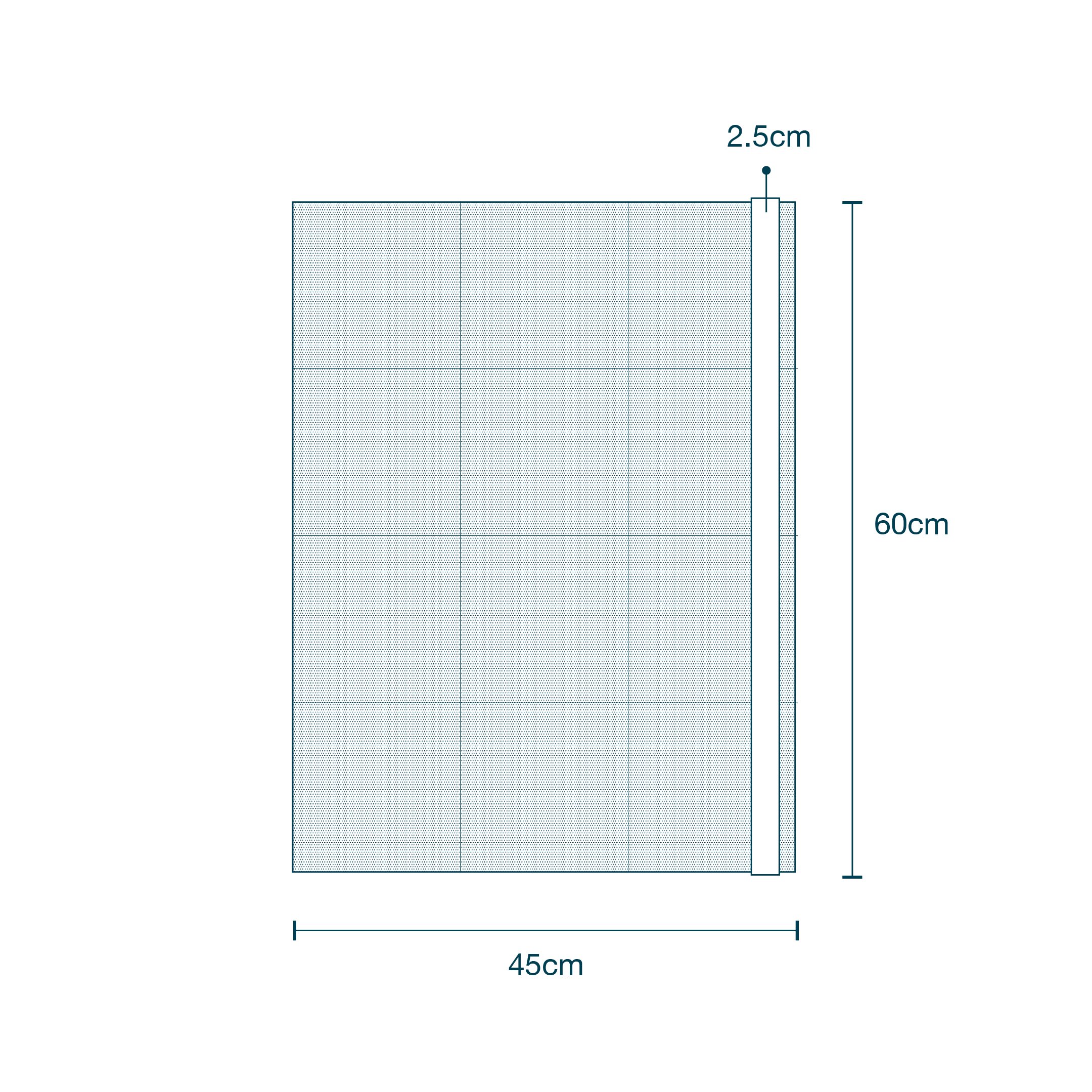 Equipment Cover Clear with Adhesive (60 x 45cm) diagram