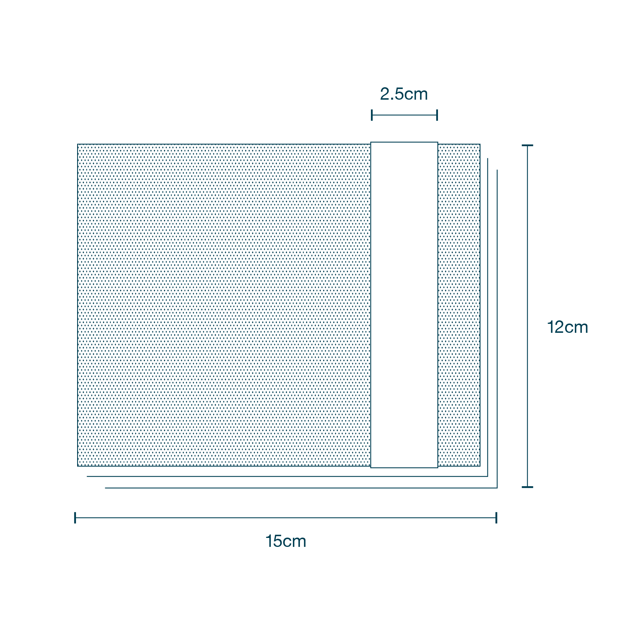 Equipment Cover Clear with Adhesive (60 x 45cm) diagram