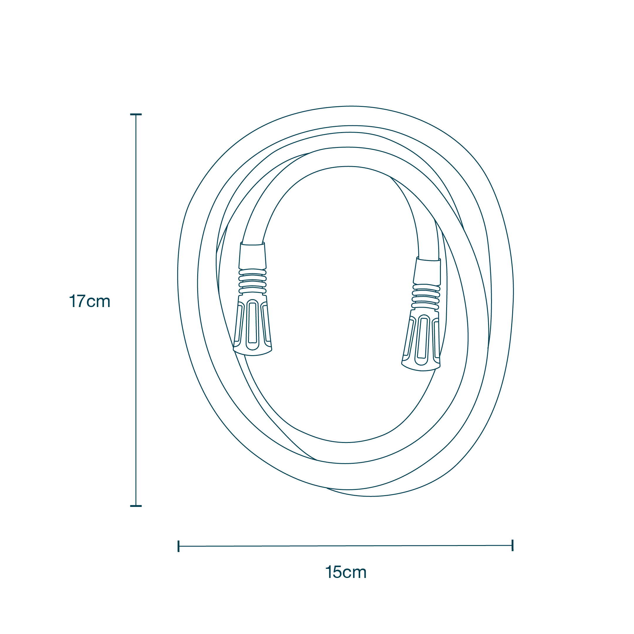 Suction Tube with Connectors (2m) diagram