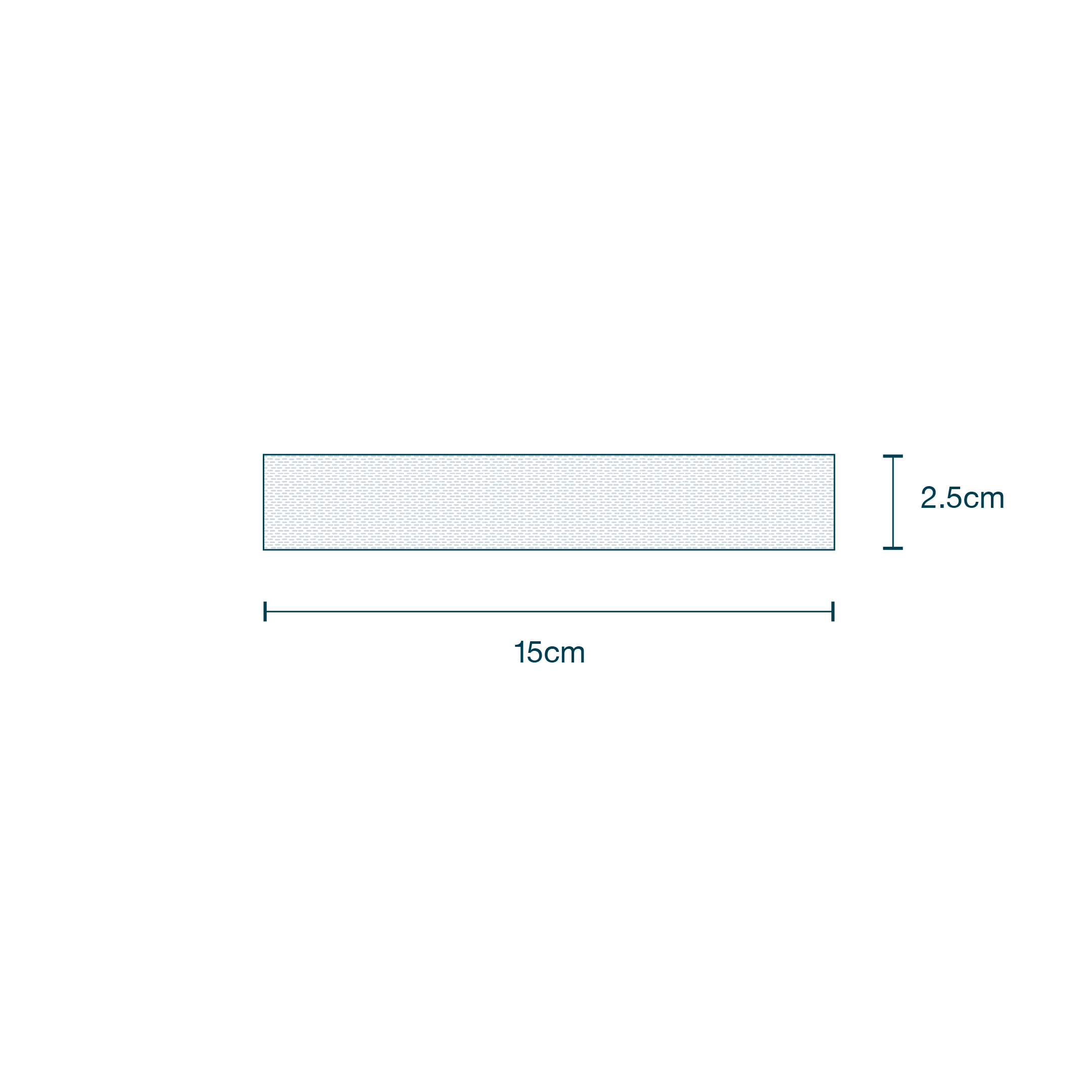 Adhesive Strip Fabric (15 x 2.5cm) diagram