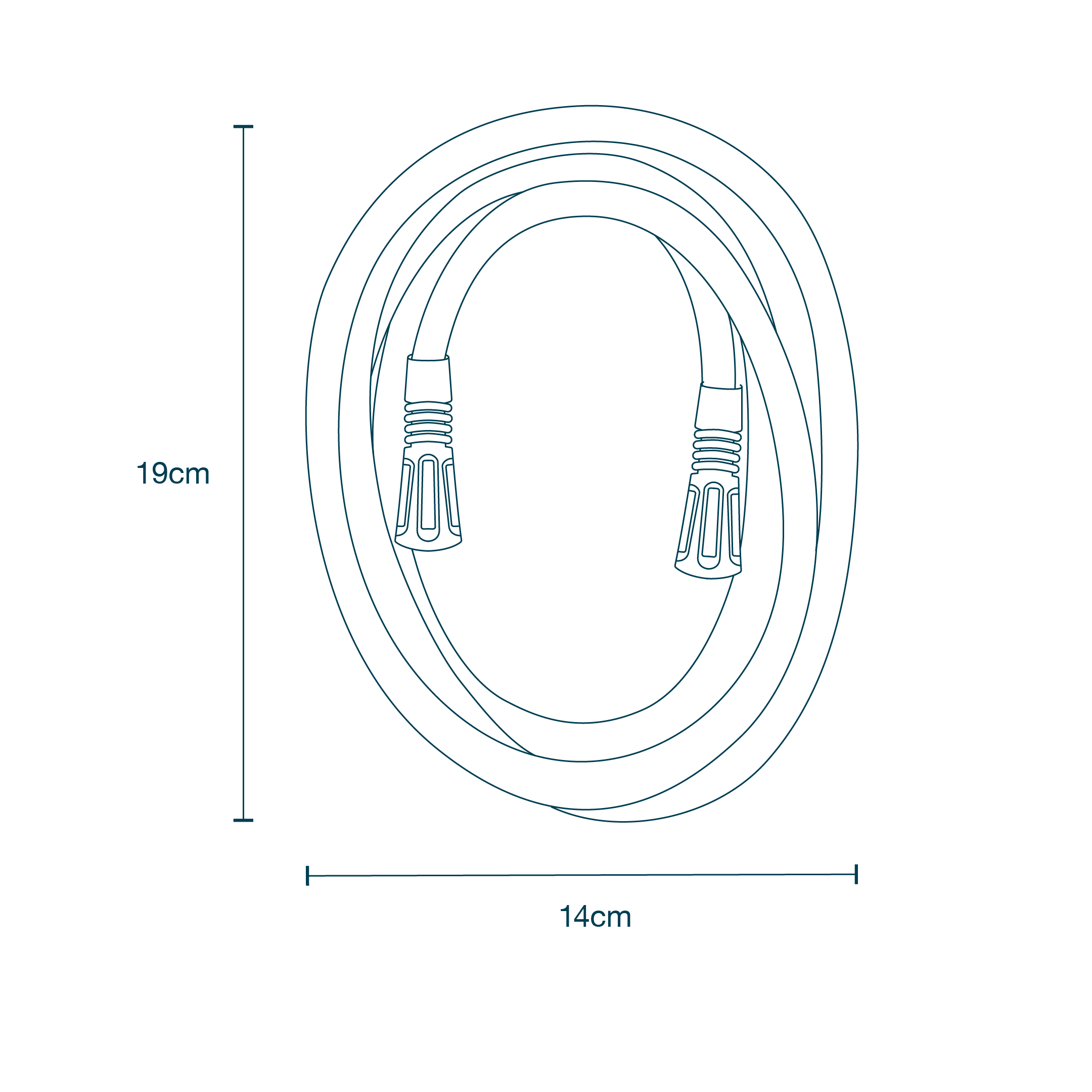 Suction Tube with Connectors (2.5m) diagram