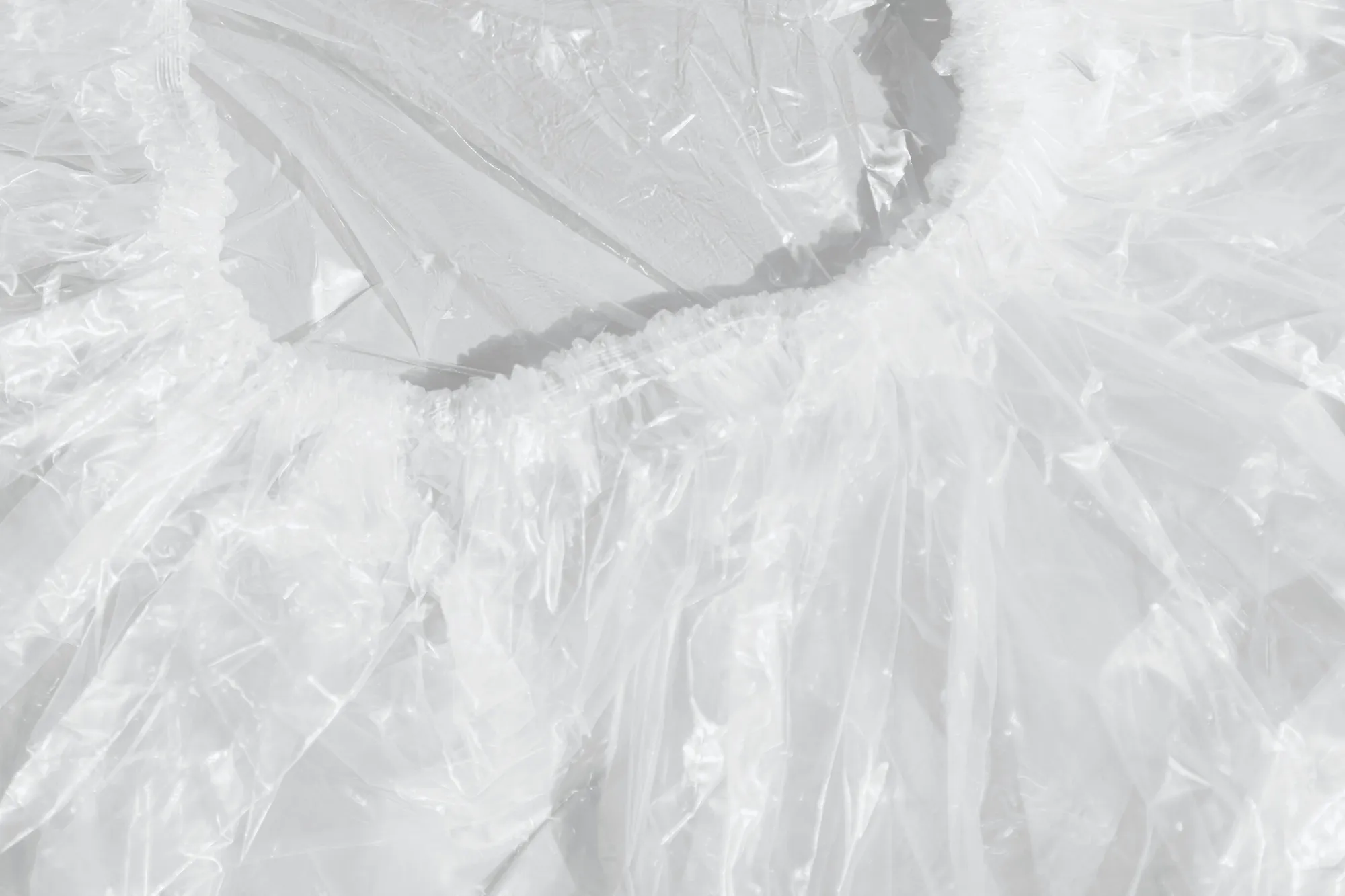 Bouffant Style Equipment Cover Clear (55cm)