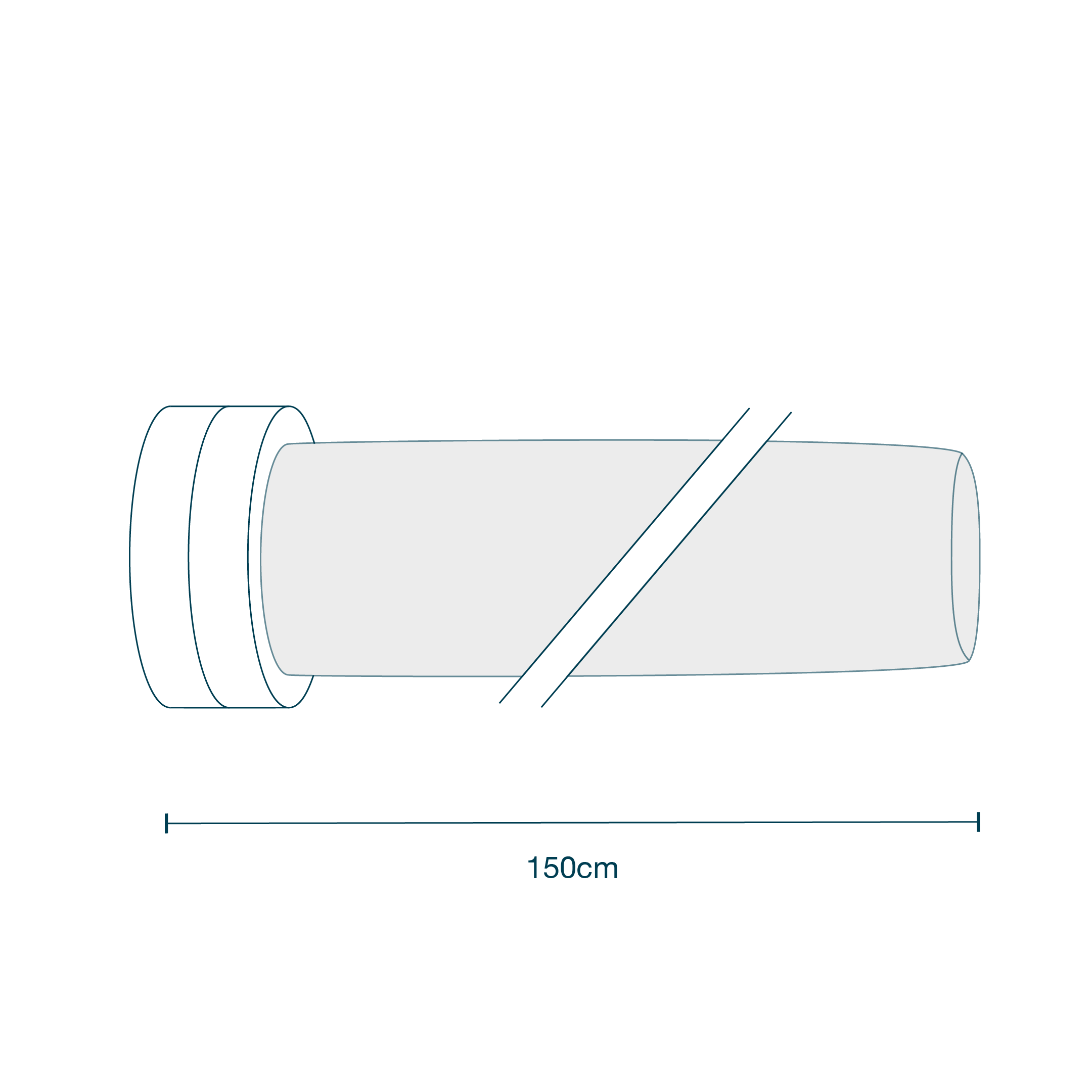 Quick Drill Sleeve with Applicator (150 x 9.5cm) diagram