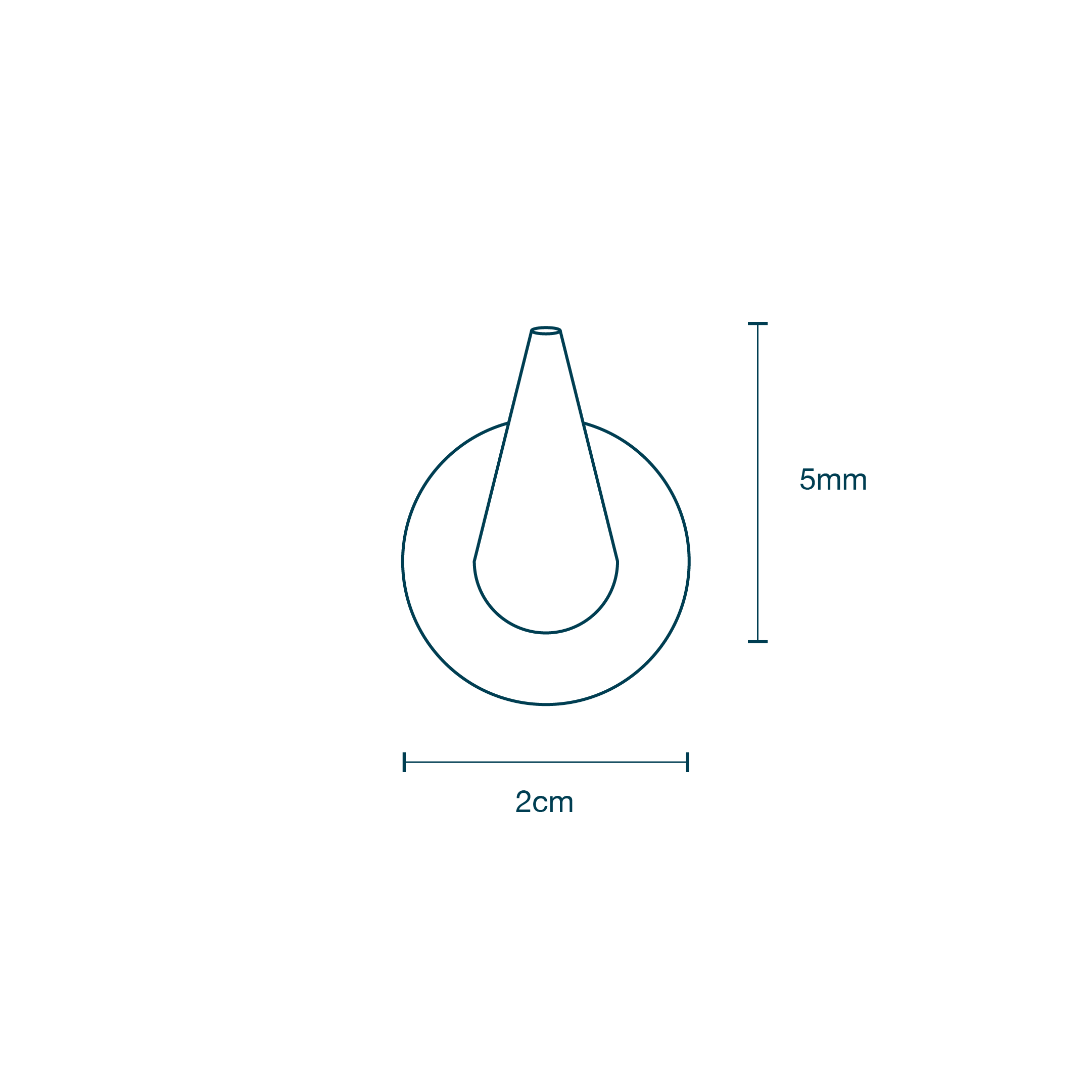 Irrigation Syringe Curved Tip (12ml) diagram
