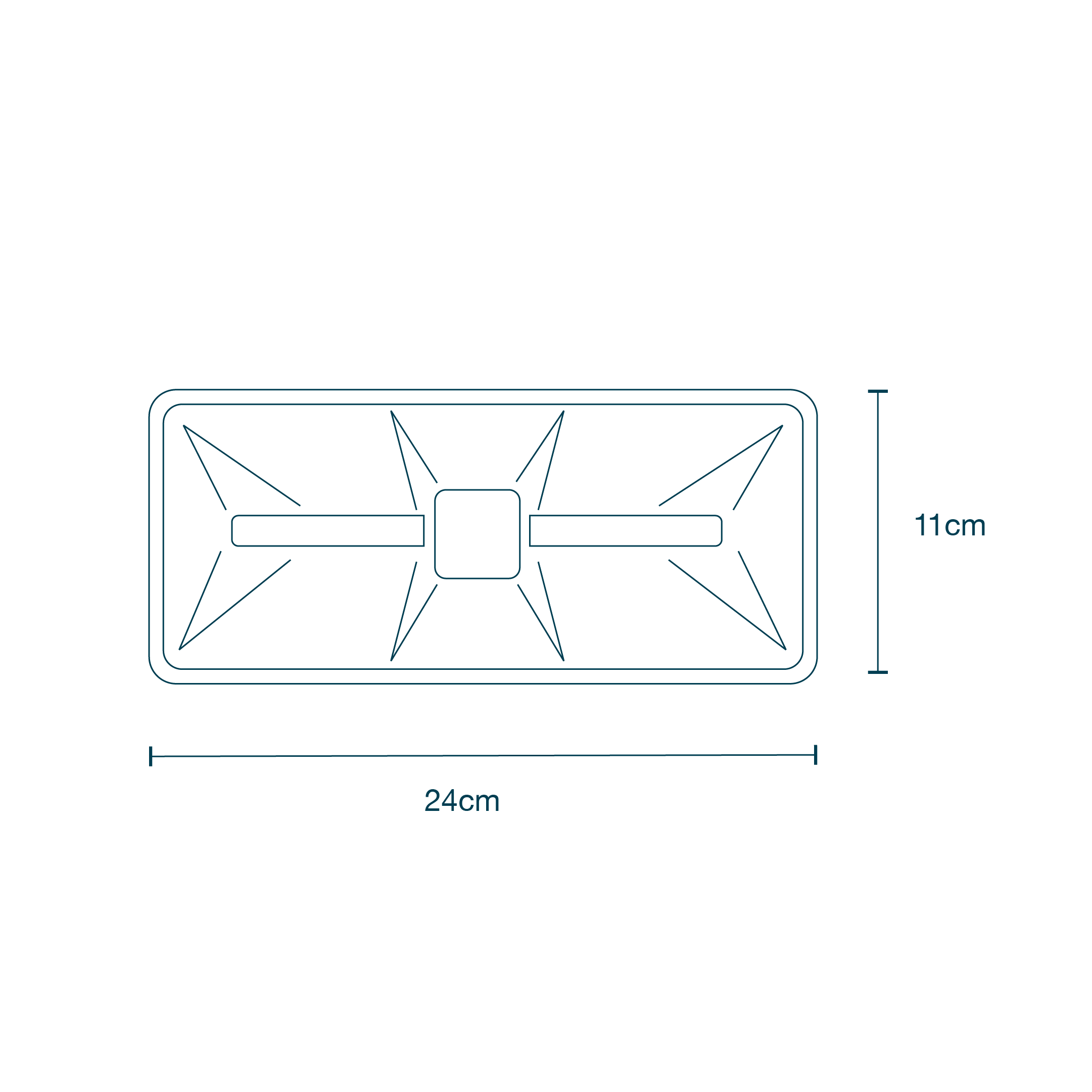 Sharps Transfer Tray diagram