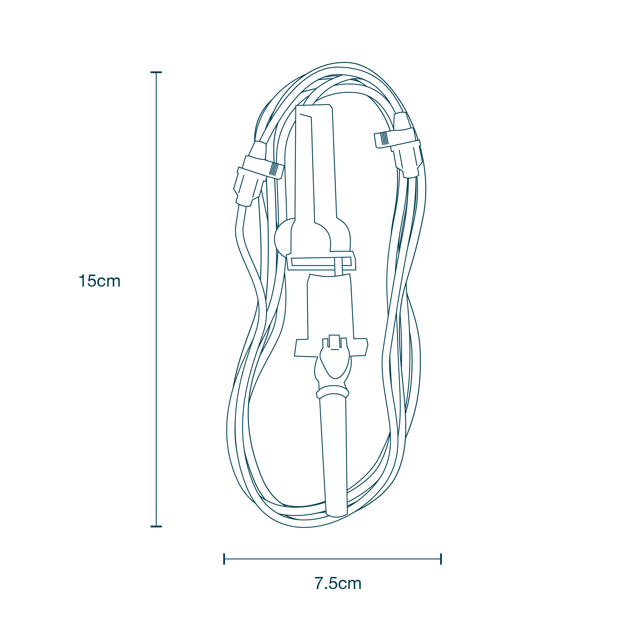Irrigation Tubing | Set BW | Wide Irrigation Attachment diagram