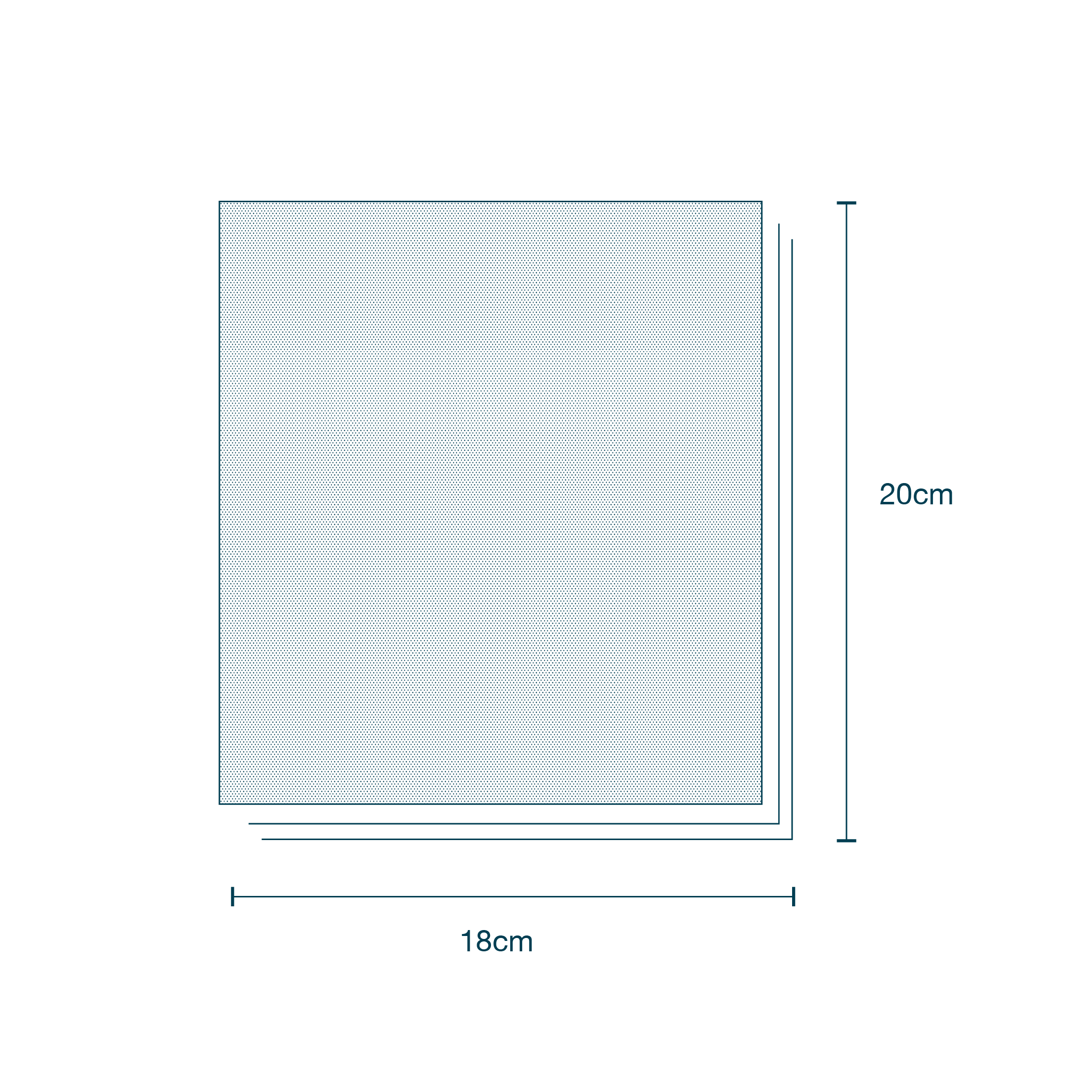 Surgeon Gown 60gsm AAMI Level 2 (125 x 155cm) diagram