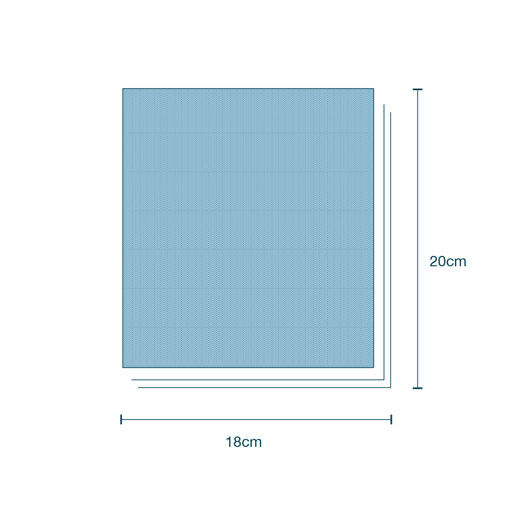 Reinforced Surgeon Gown 45gsm AAMI Level 1 (130 x 150cm) diagram