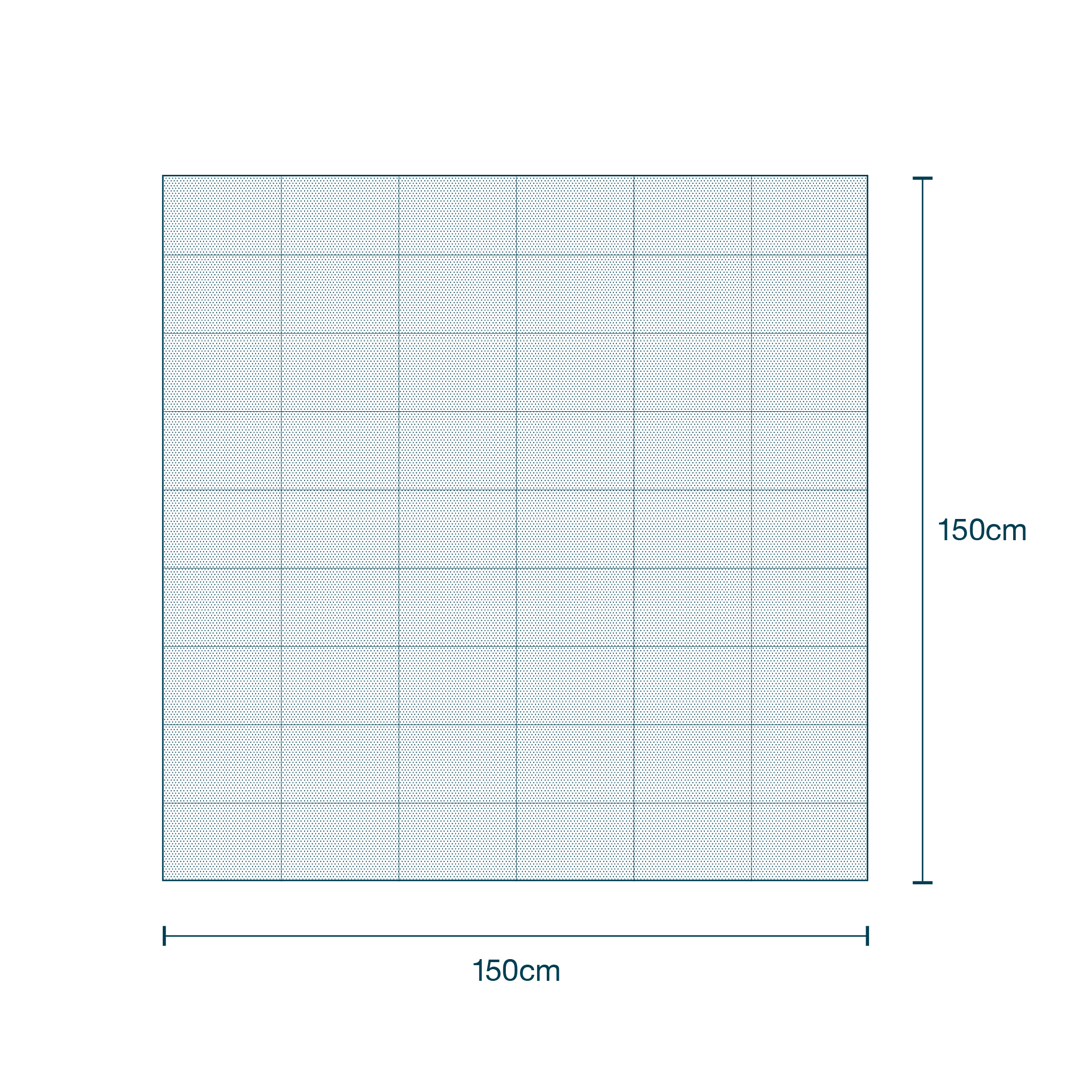 Surgical Drape SMS (150 x 150cm) diagram
