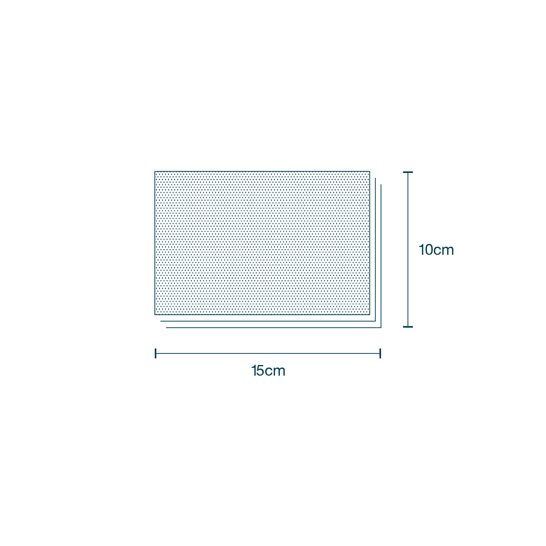 Surgical Drape Impervious (60 x 60cm) diagram