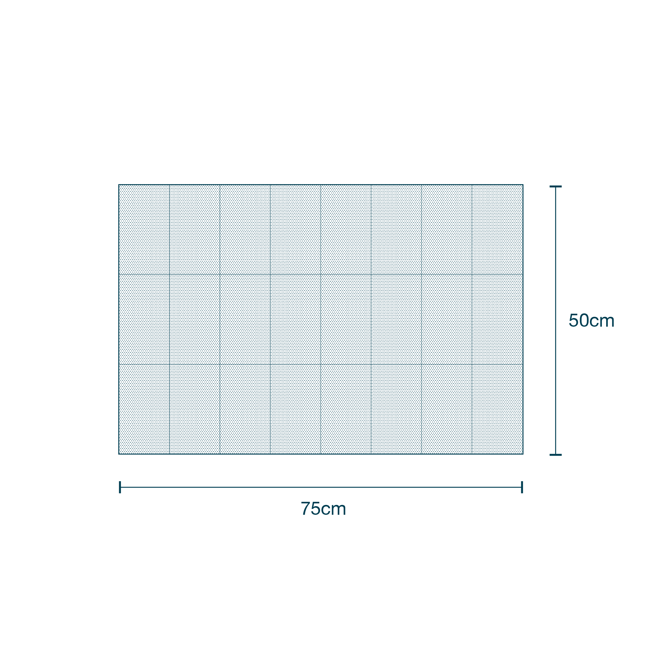 Surgical Drape Impervious (50 x 75cm) diagram