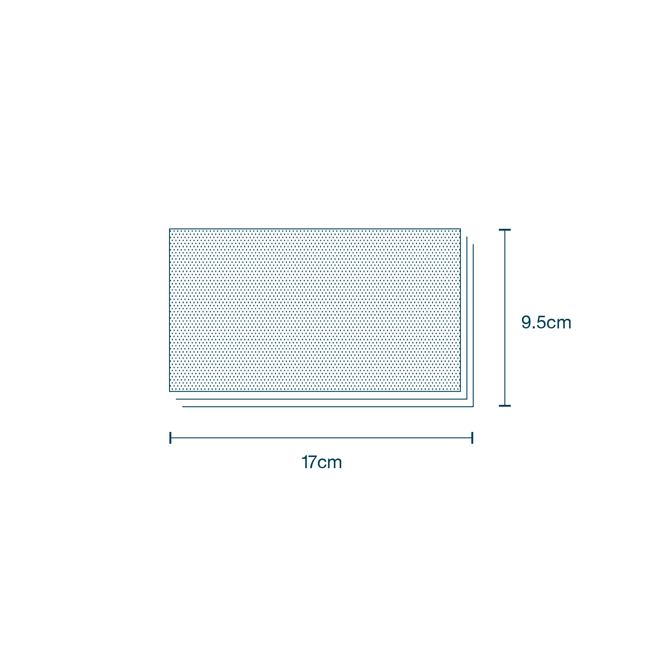 Surgical Drape Impervious (50 x 75cm) diagram