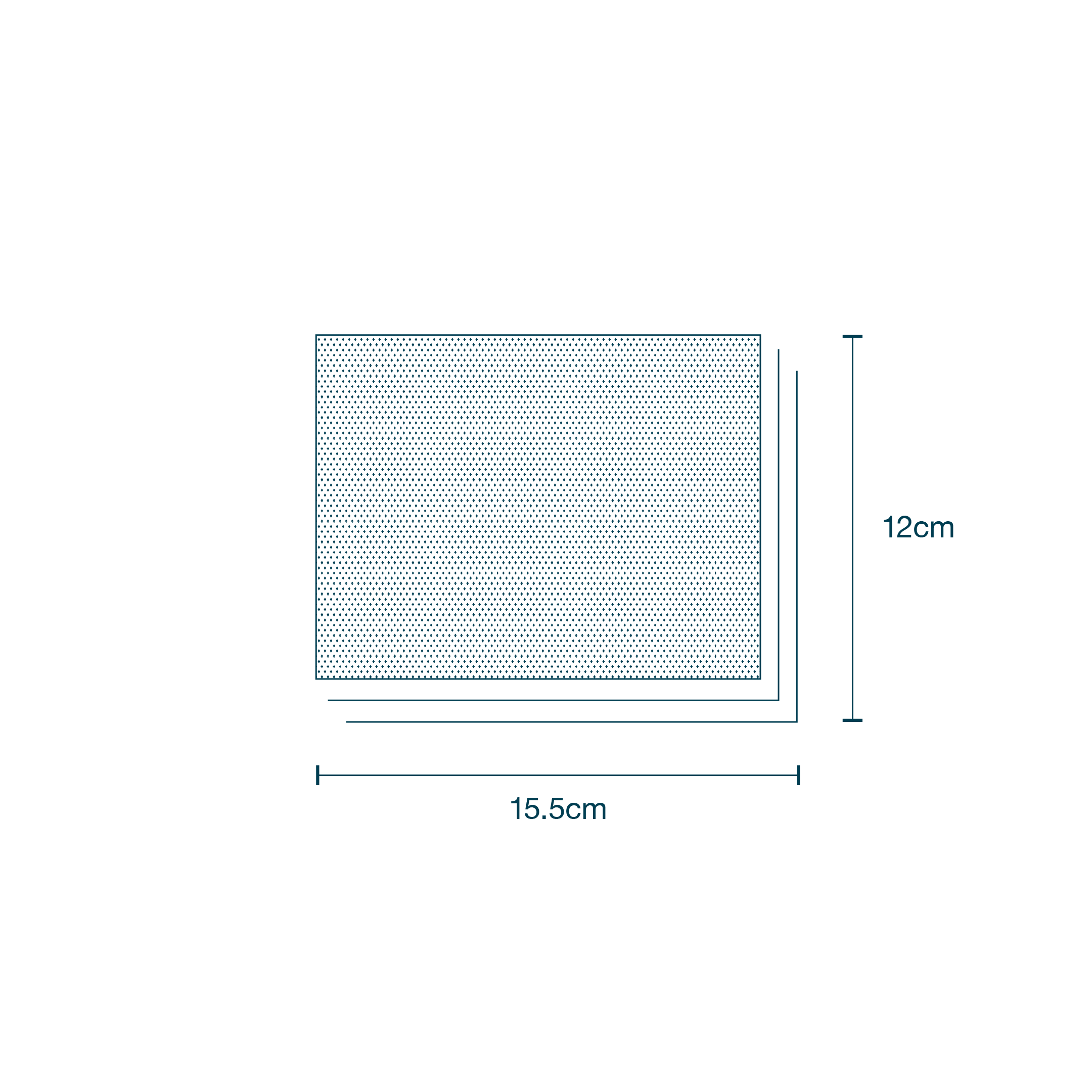 Surgical Drape Impervious (90 x 90cm) diagram