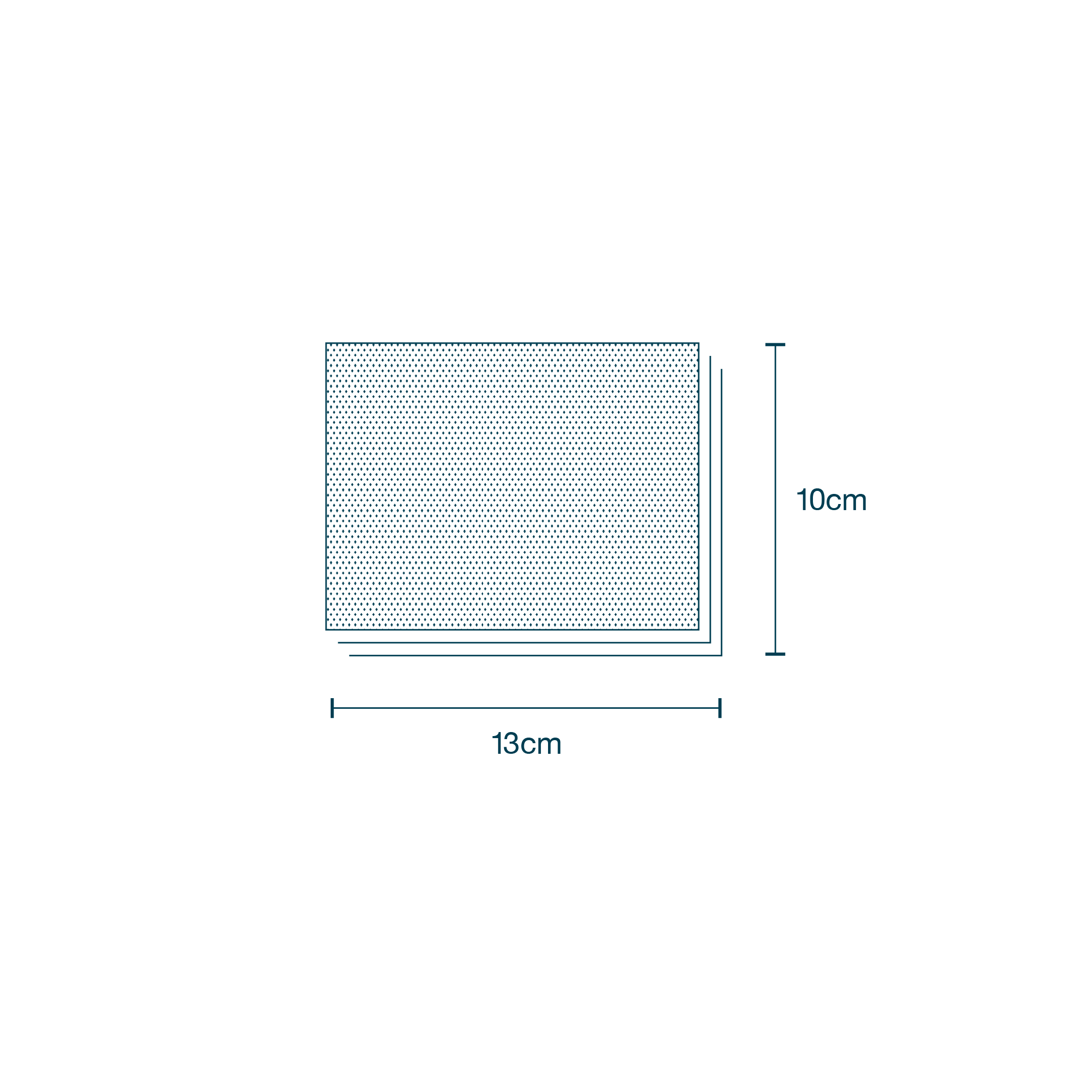 Surgical Drape Impervious (75 x 75cm) diagram