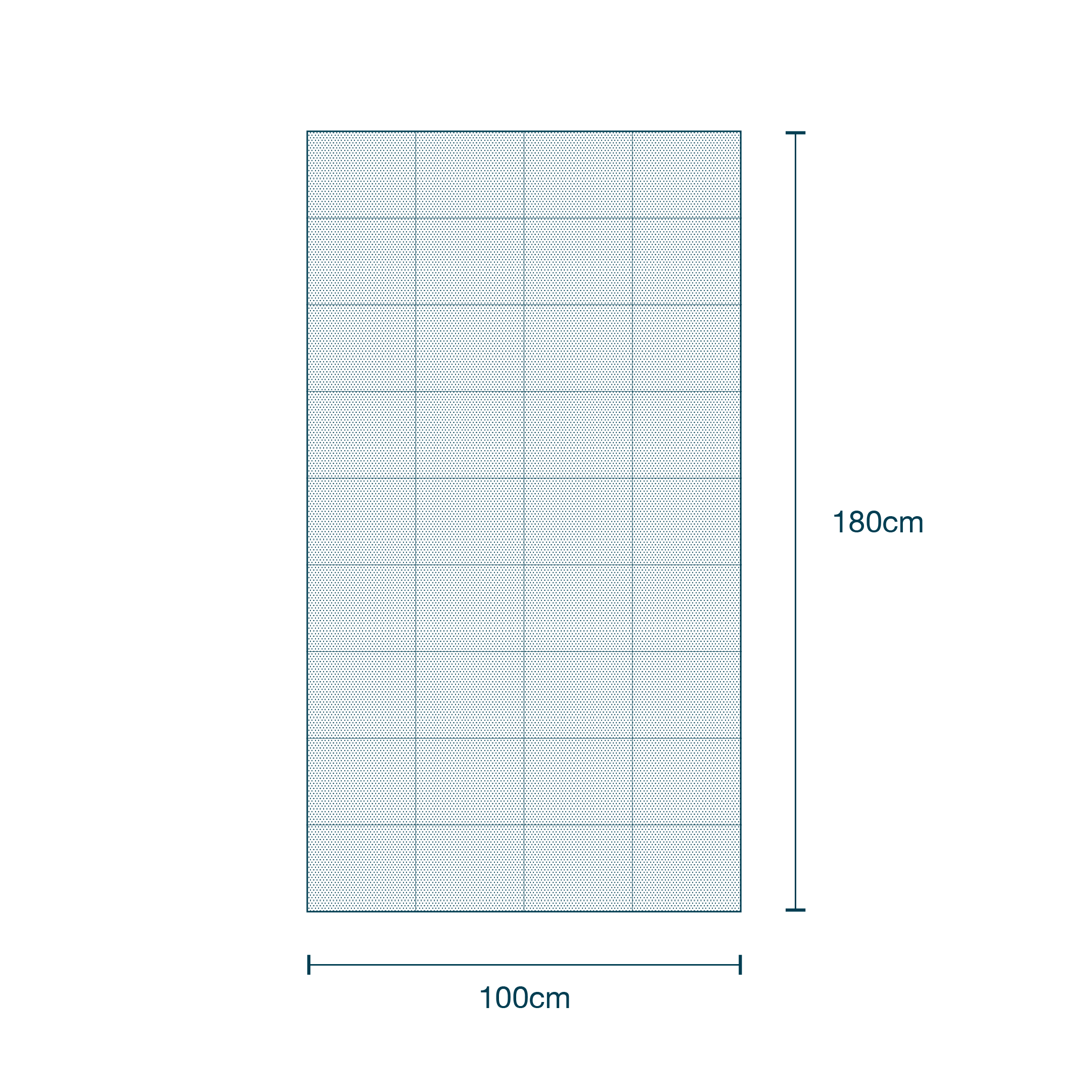 Surgical Drape Impervious (100 x 180cm) diagram