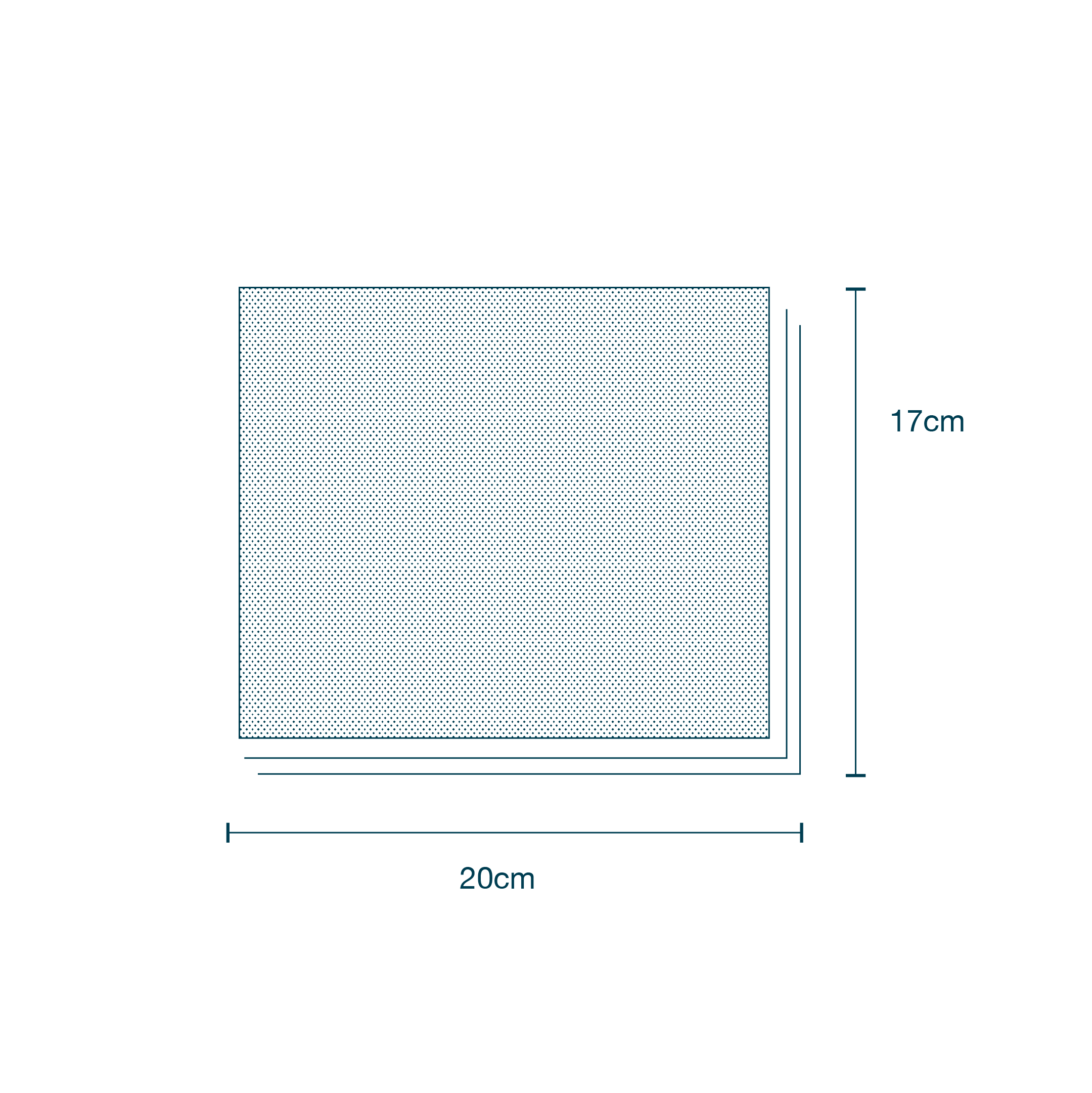 Patient Drape (180 x 270cm) with Adhesive U-split (5.5 x 60cm) + Tube Holders diagram