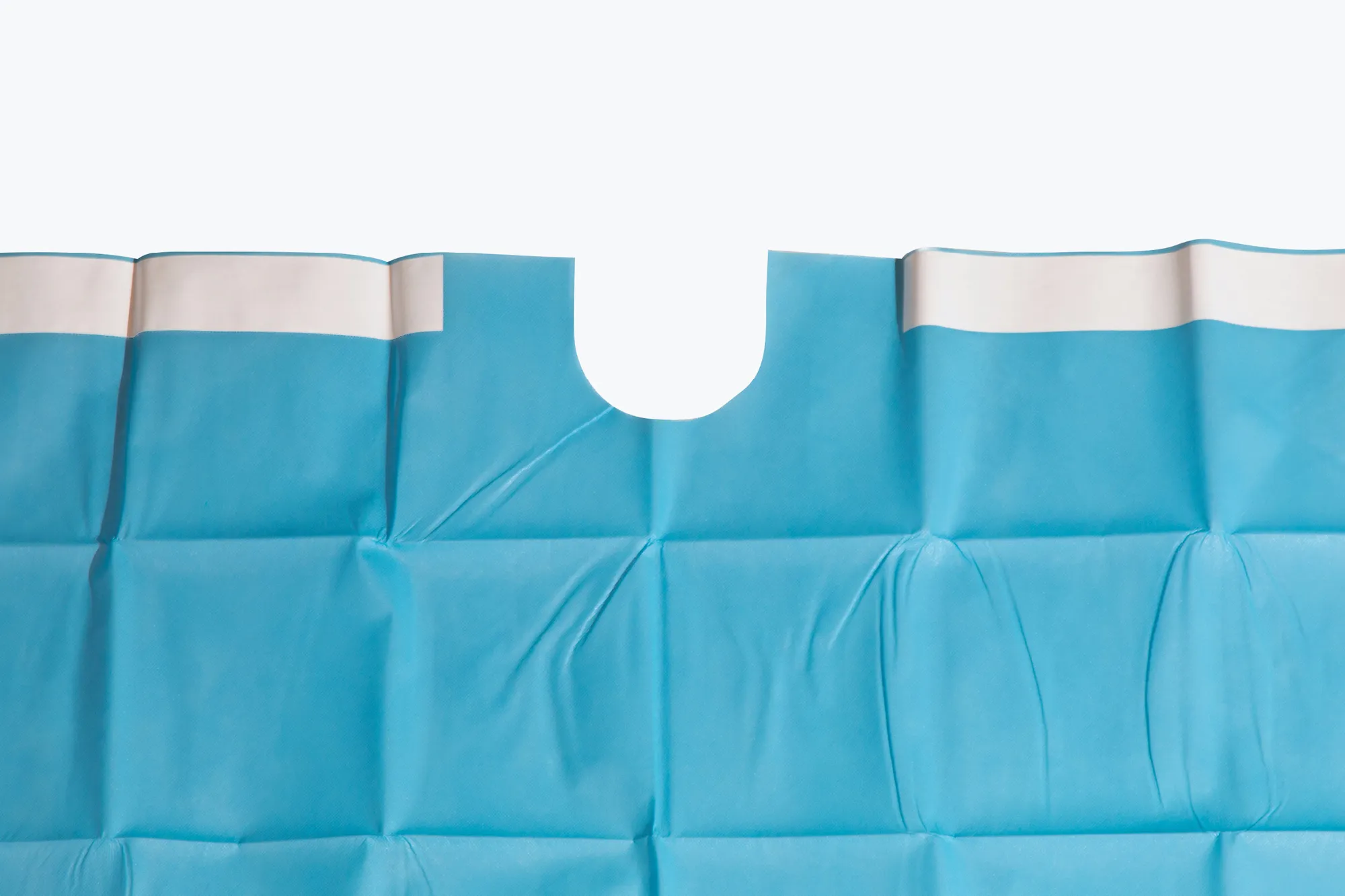 ¾ Patient Drape with Adhesive (100 x 150cm) & U-shape (12 x 11cm) + Tube Holders