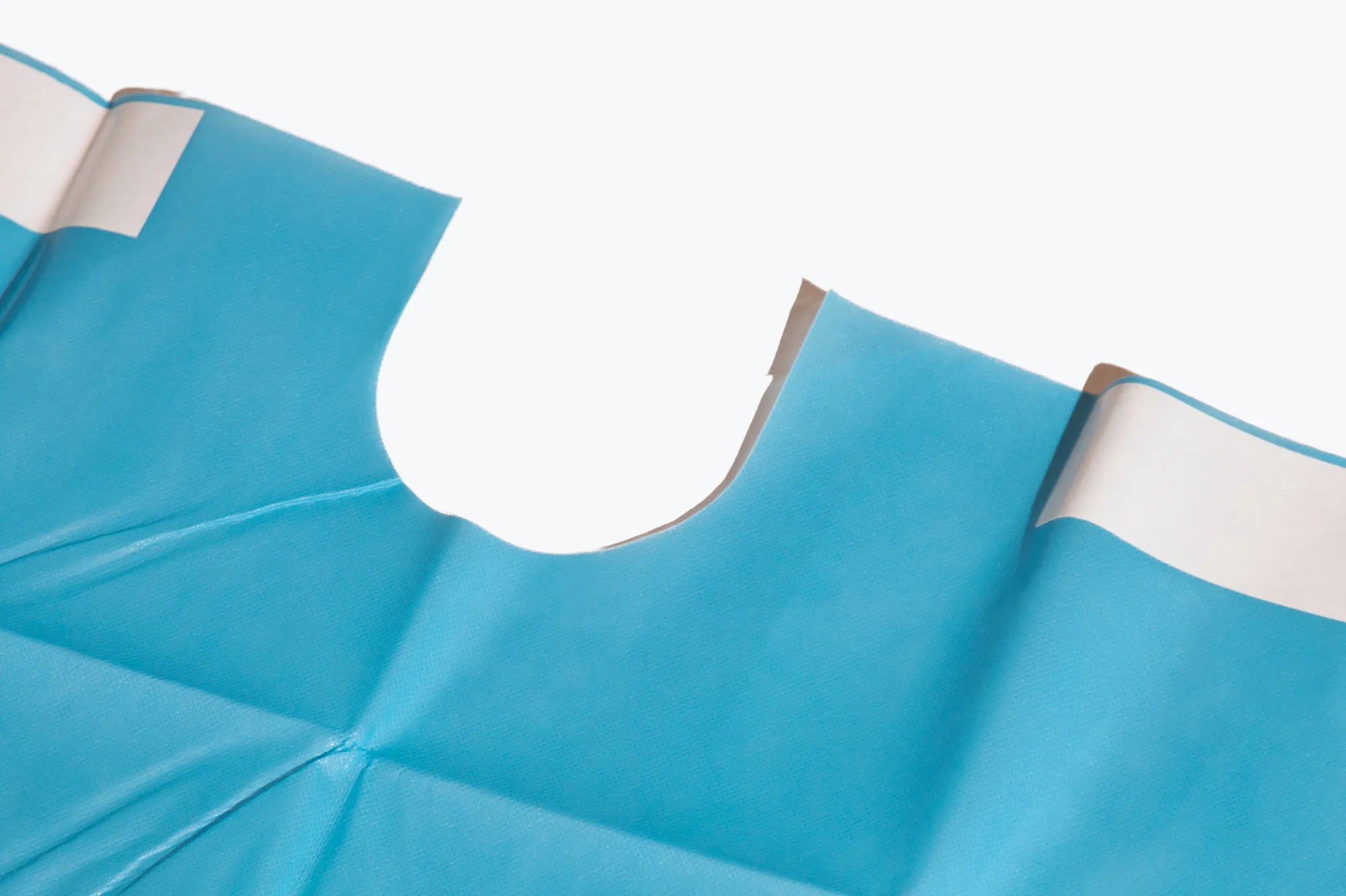 ¾ Patient Drape with Adhesive (100 x 150cm) & U-shape (12 x 11cm) + Tube Holders