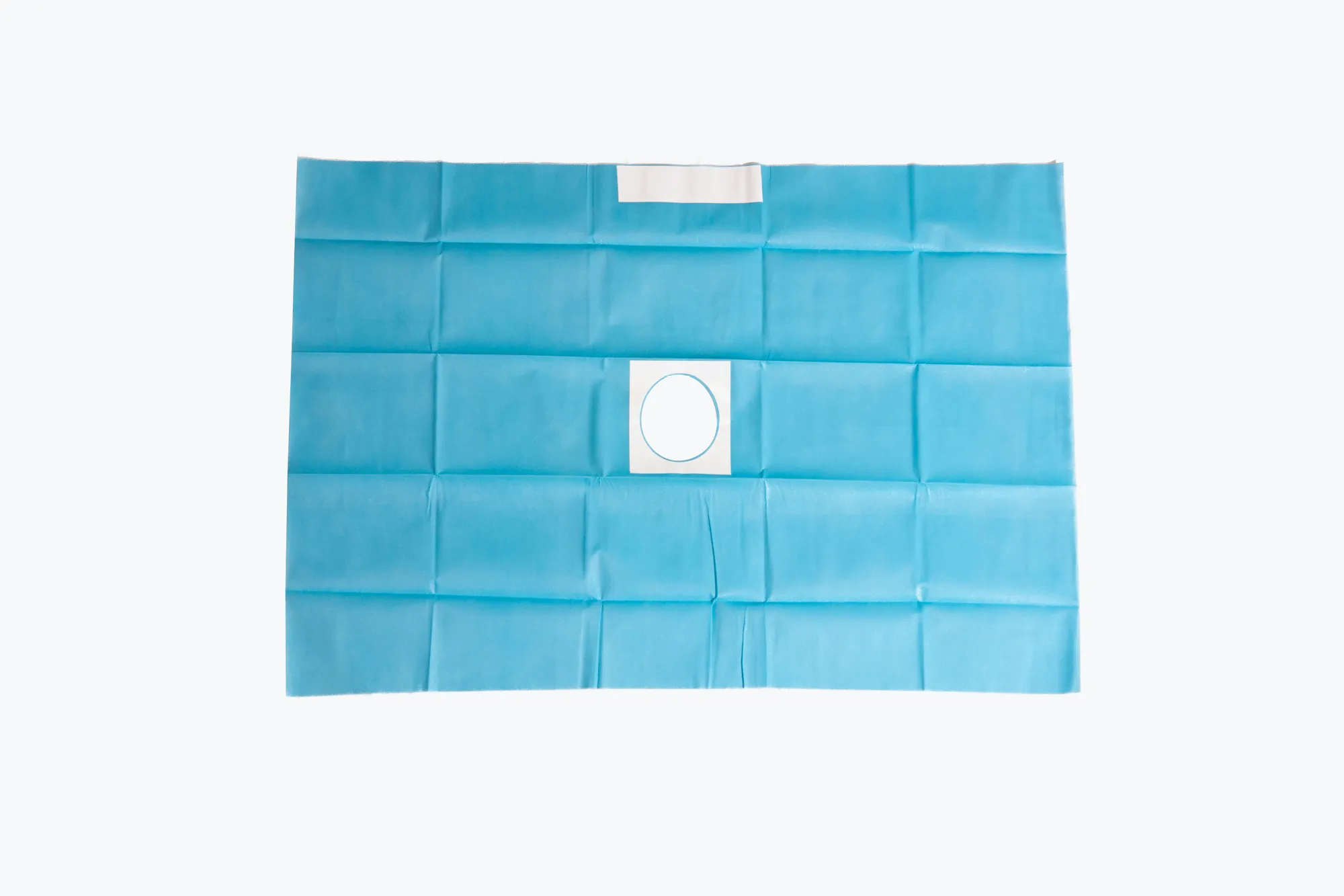 ½ Patient Drape (70 x 100cm) with Adhesive Oval Fenestration (10 x 12cm)