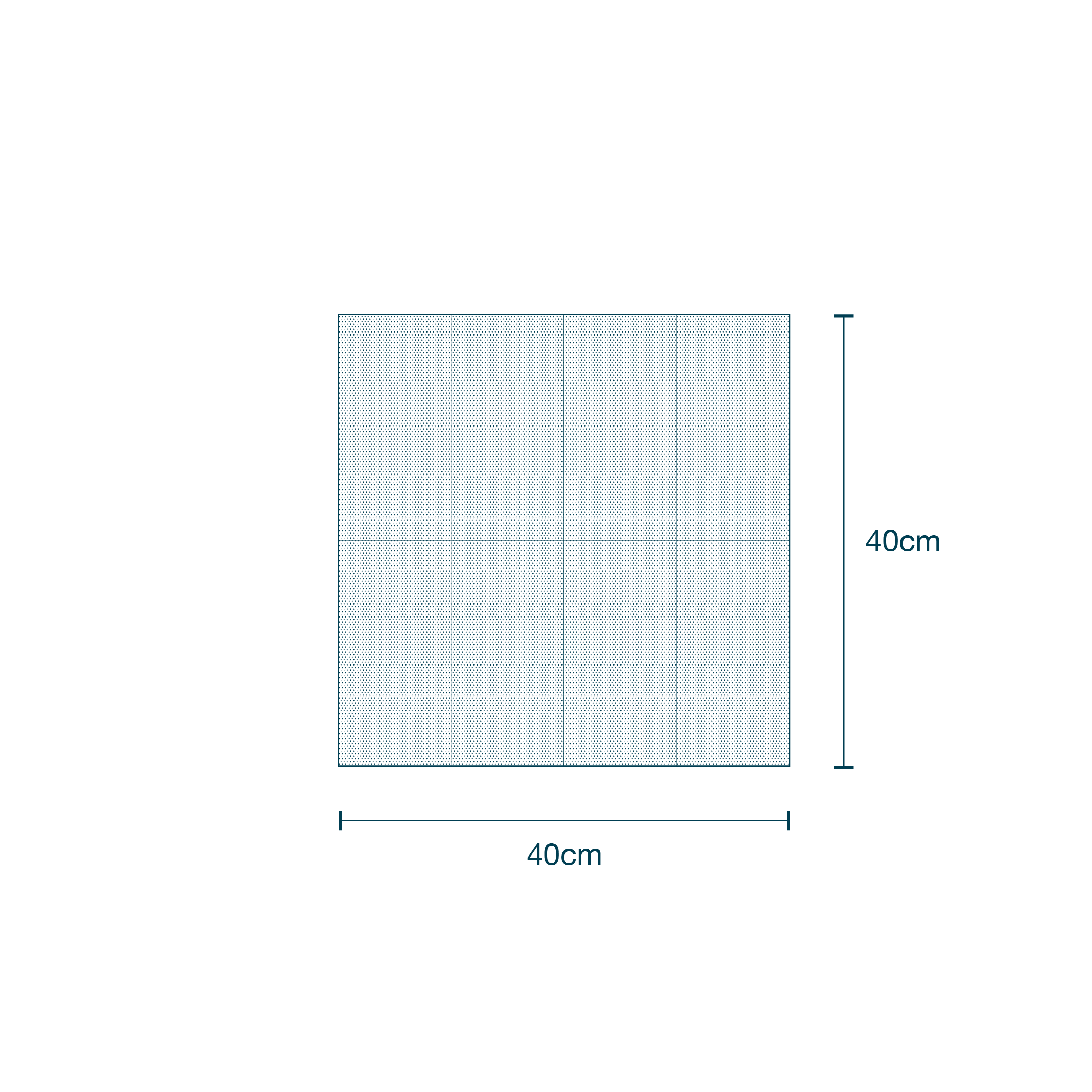 Surgical Drape SMS (40 x 40cm) diagram