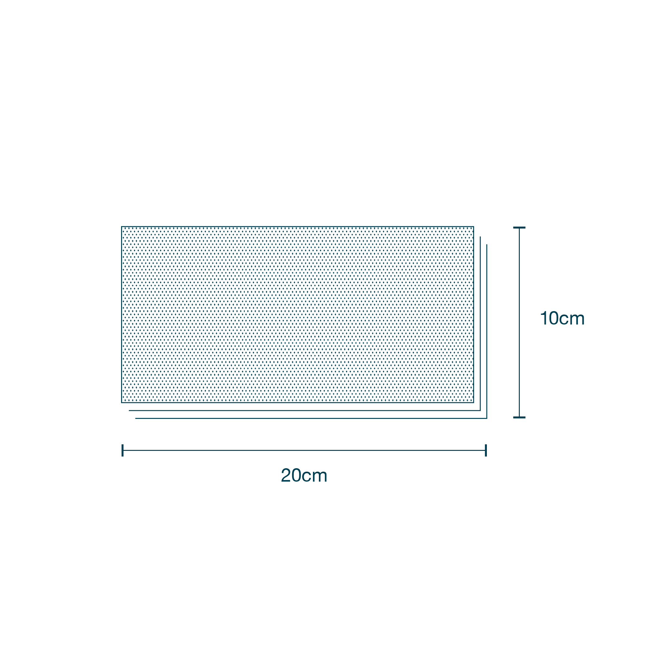 Surgical Drape SMS (40 x 40cm) diagram