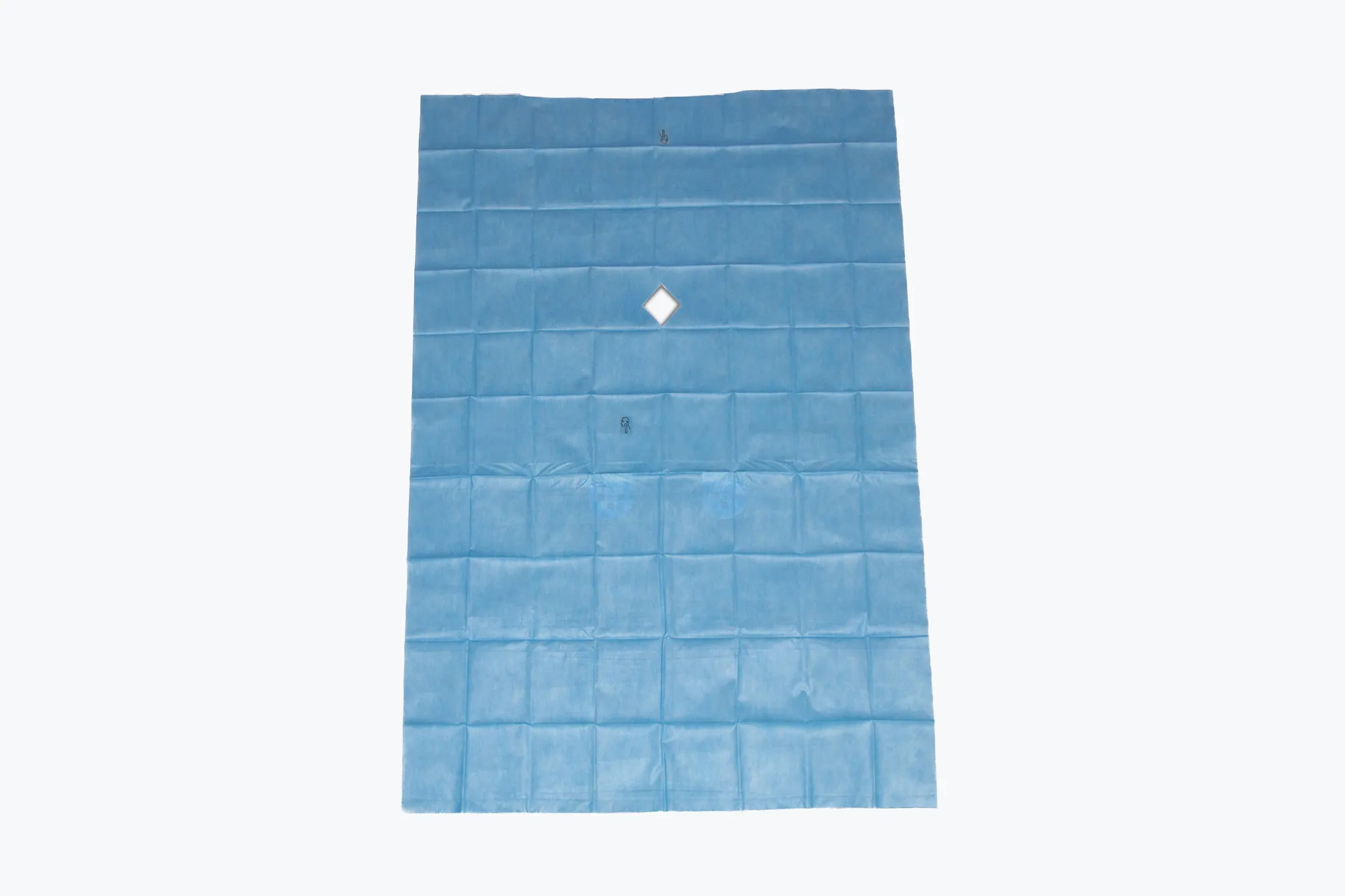 Surgical Drape SMS (130 x 200cm) with Diamond Fenestration (13 x 10cm)
