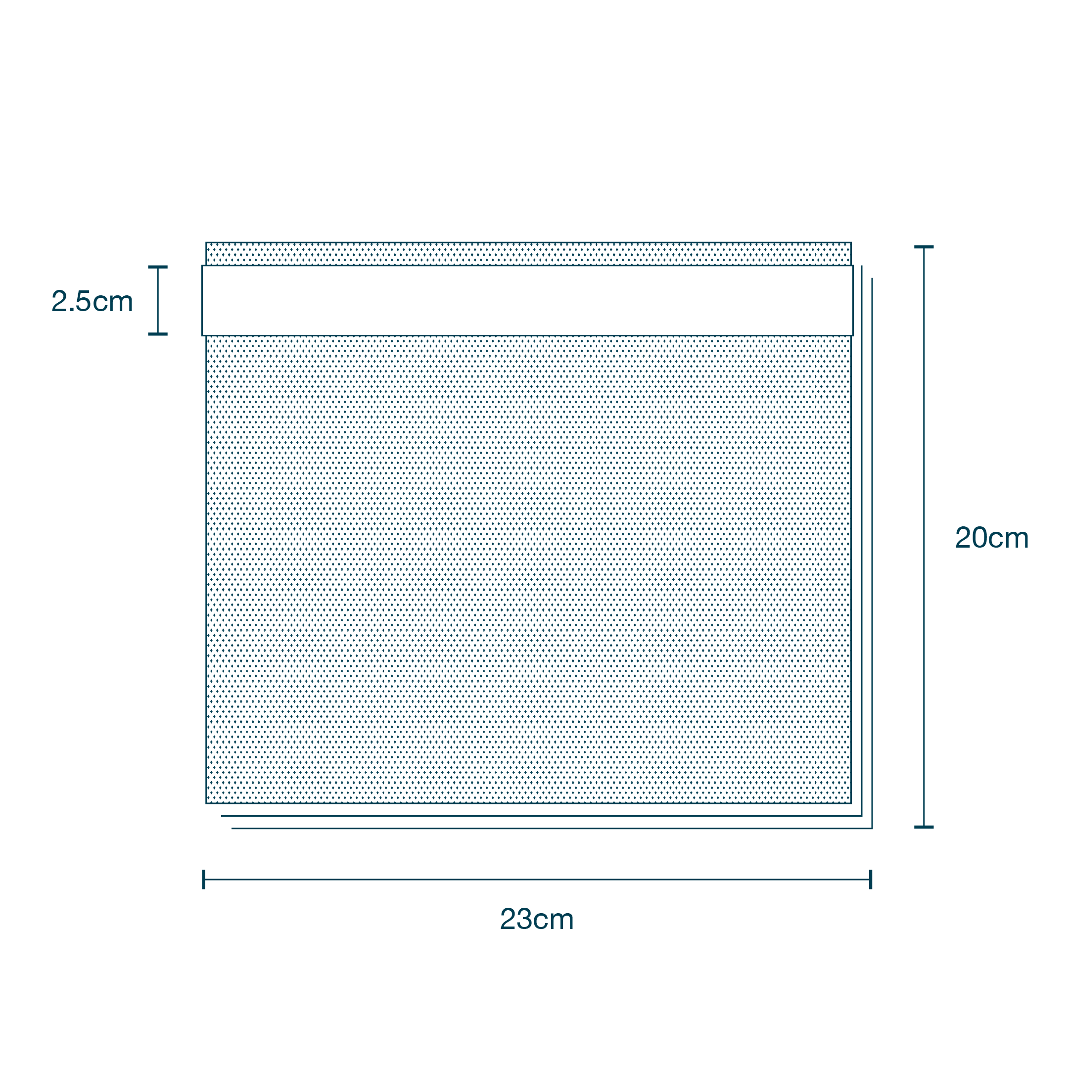Surgical Drape SMS with Adhesive (75 x 90cm) diagram